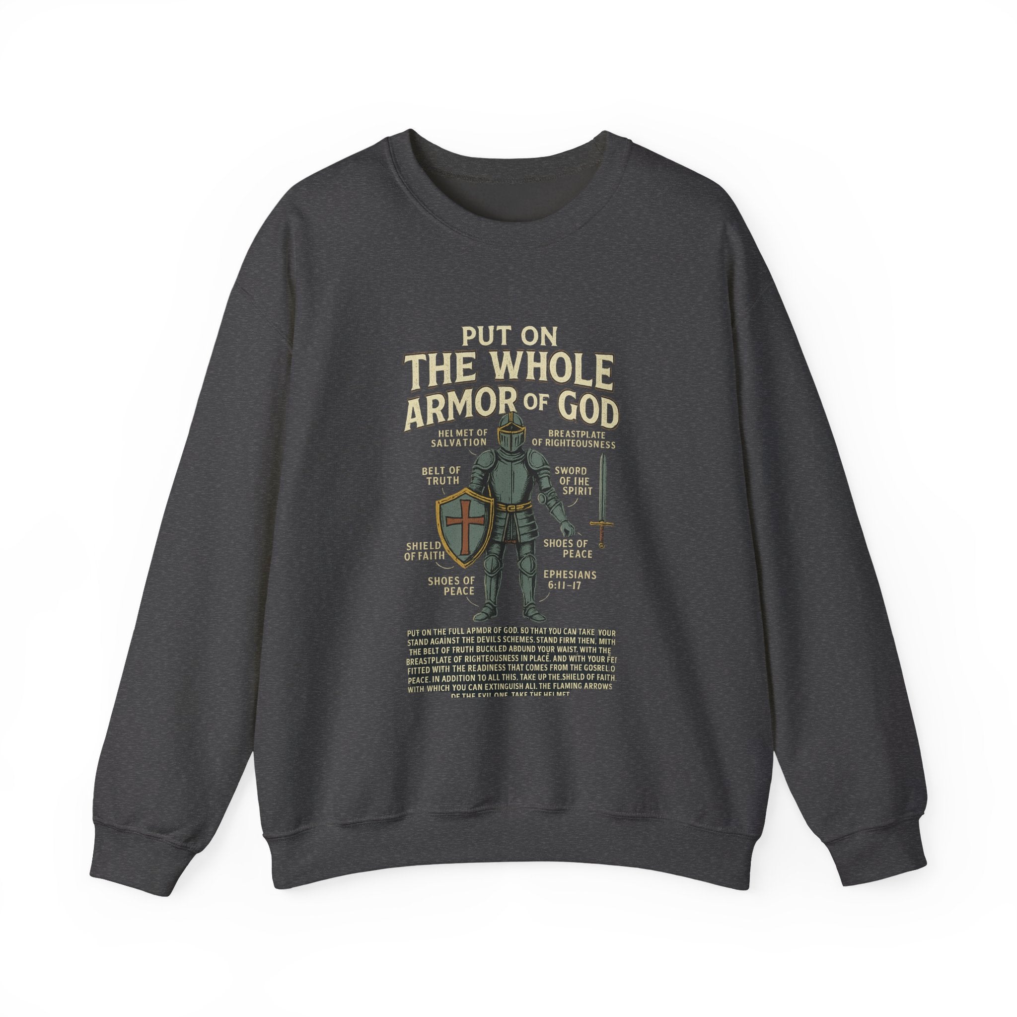 Faith-Inspired Armor of God Crewneck Sweatshirt