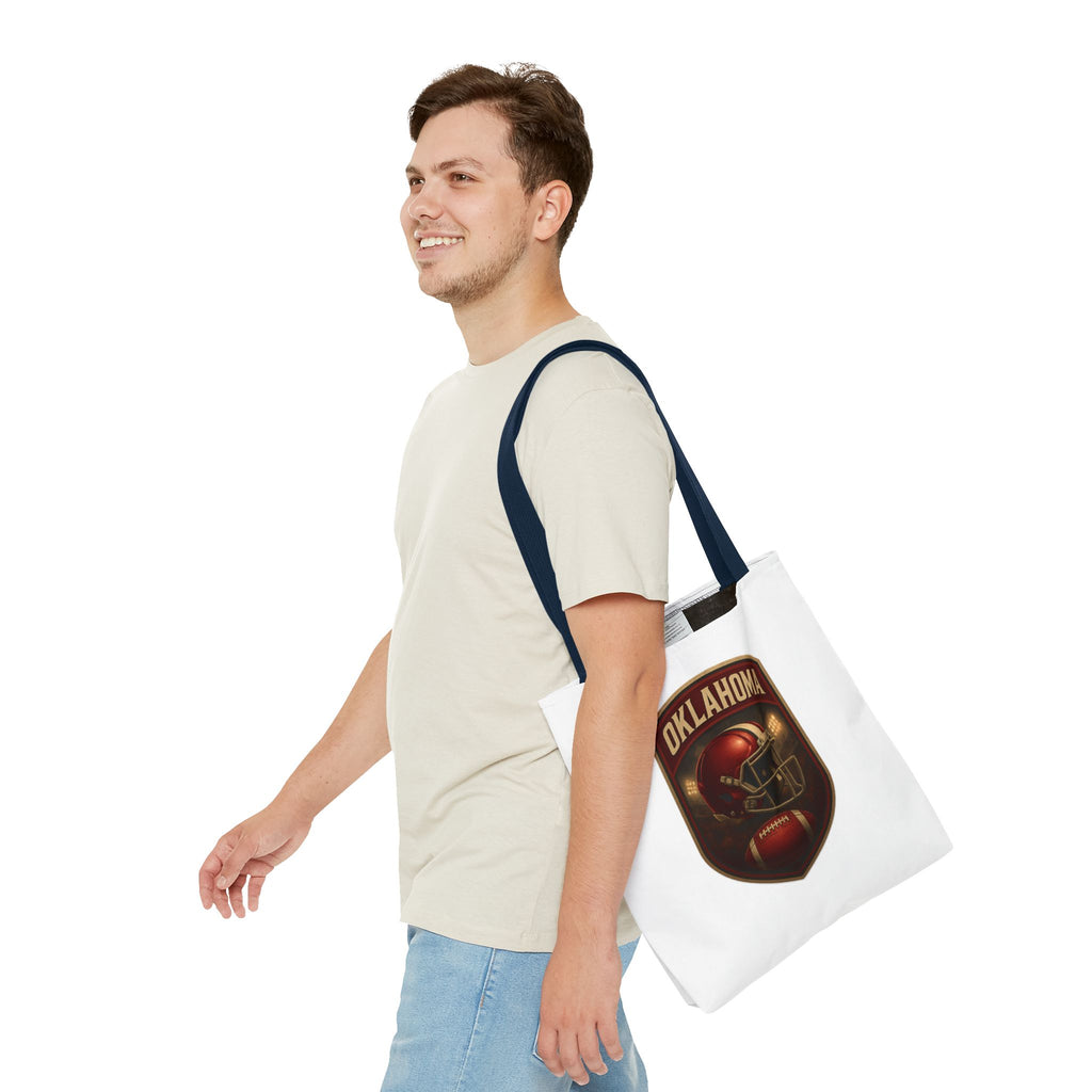 Football Themed Tote Bag, Sports Tote