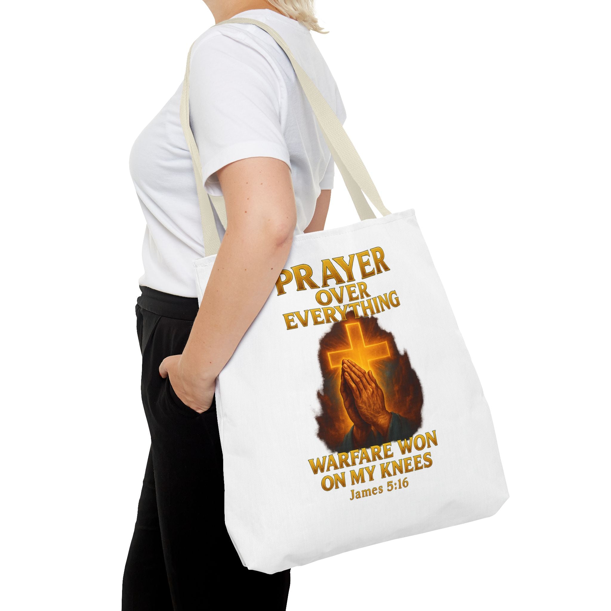 Prayer Motivational Tote Bag