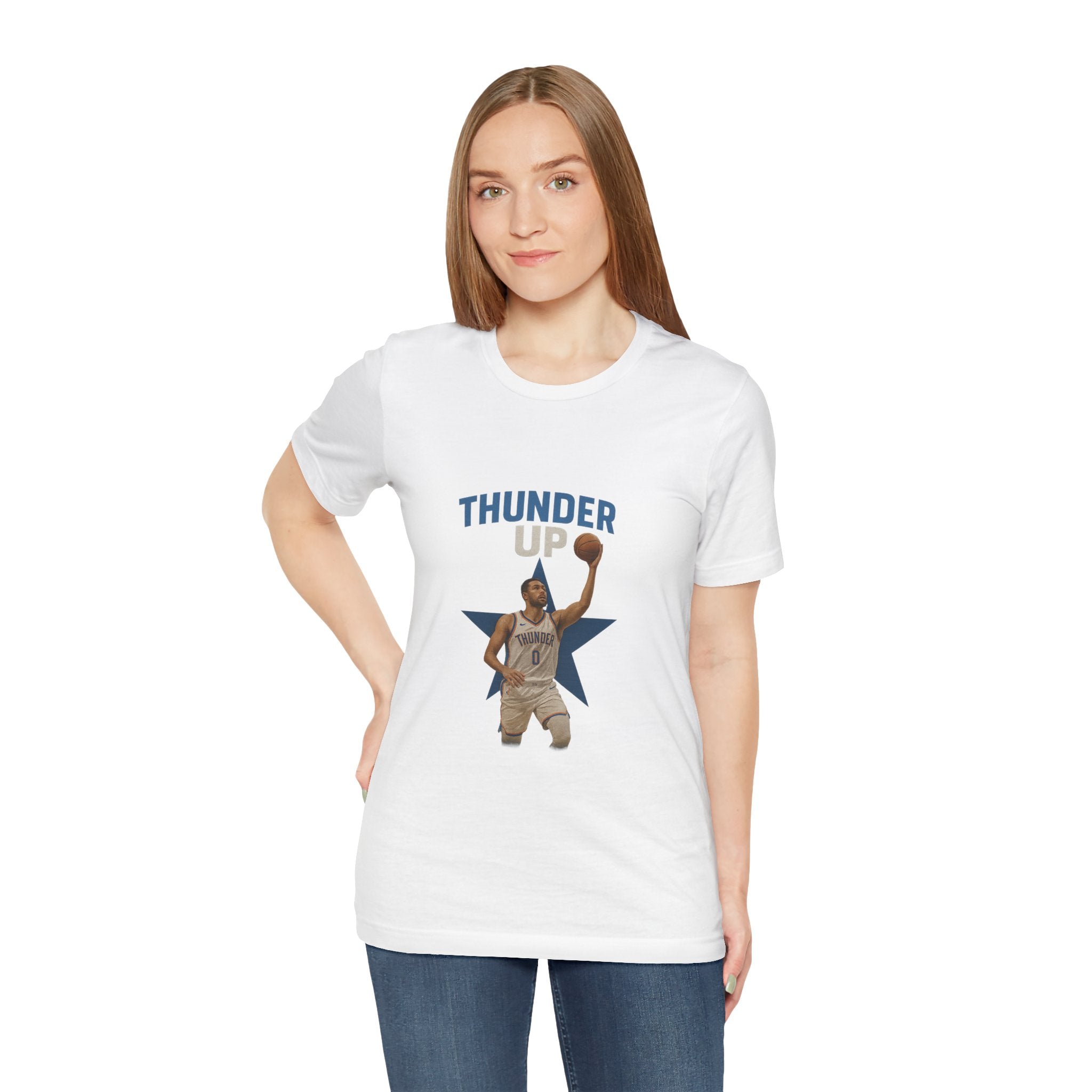Thunder Up Basketball Tee