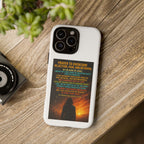 Tough Cases: Inspirational Phone Case