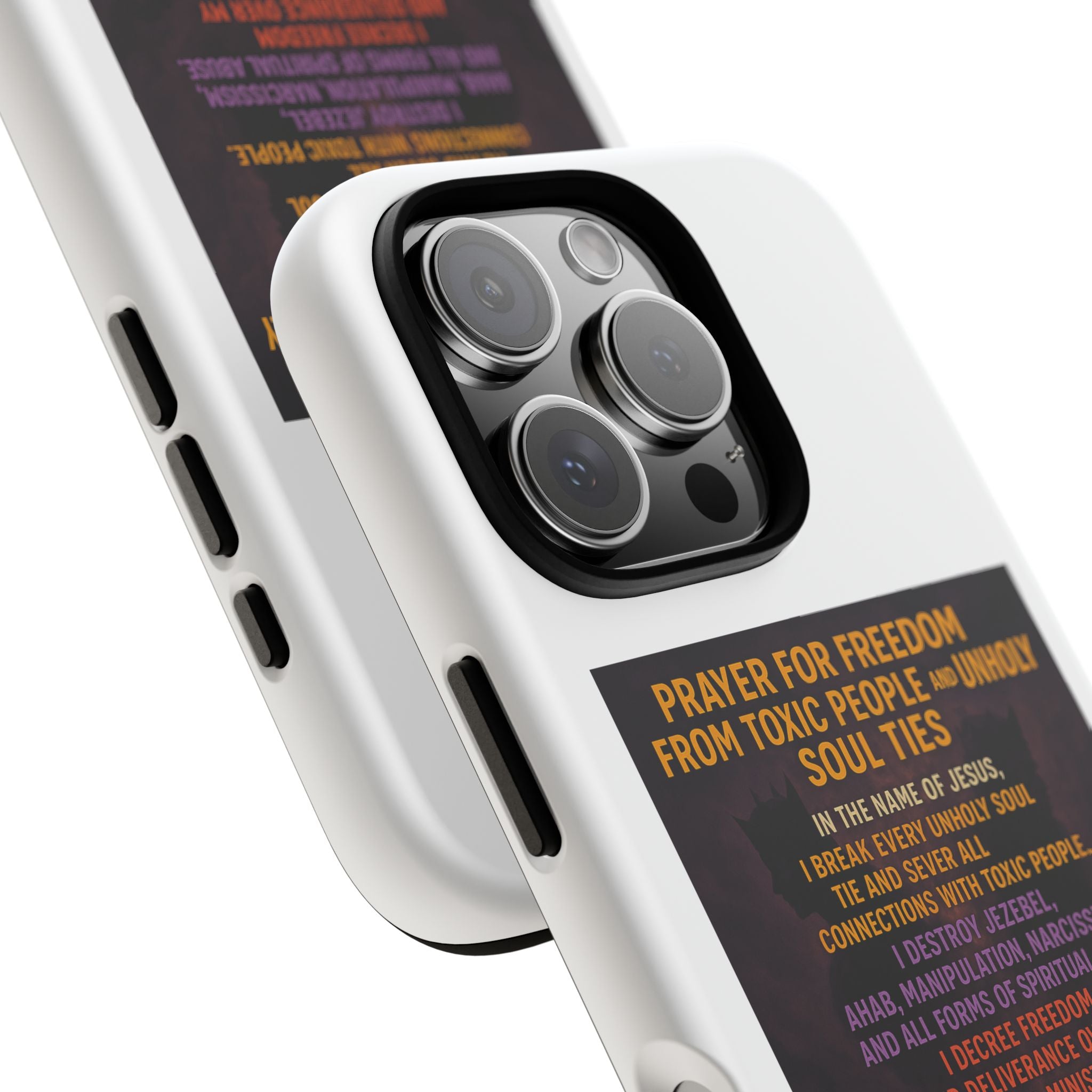 Tough Cases: Empowering Phone Case with Inspirational Prayer