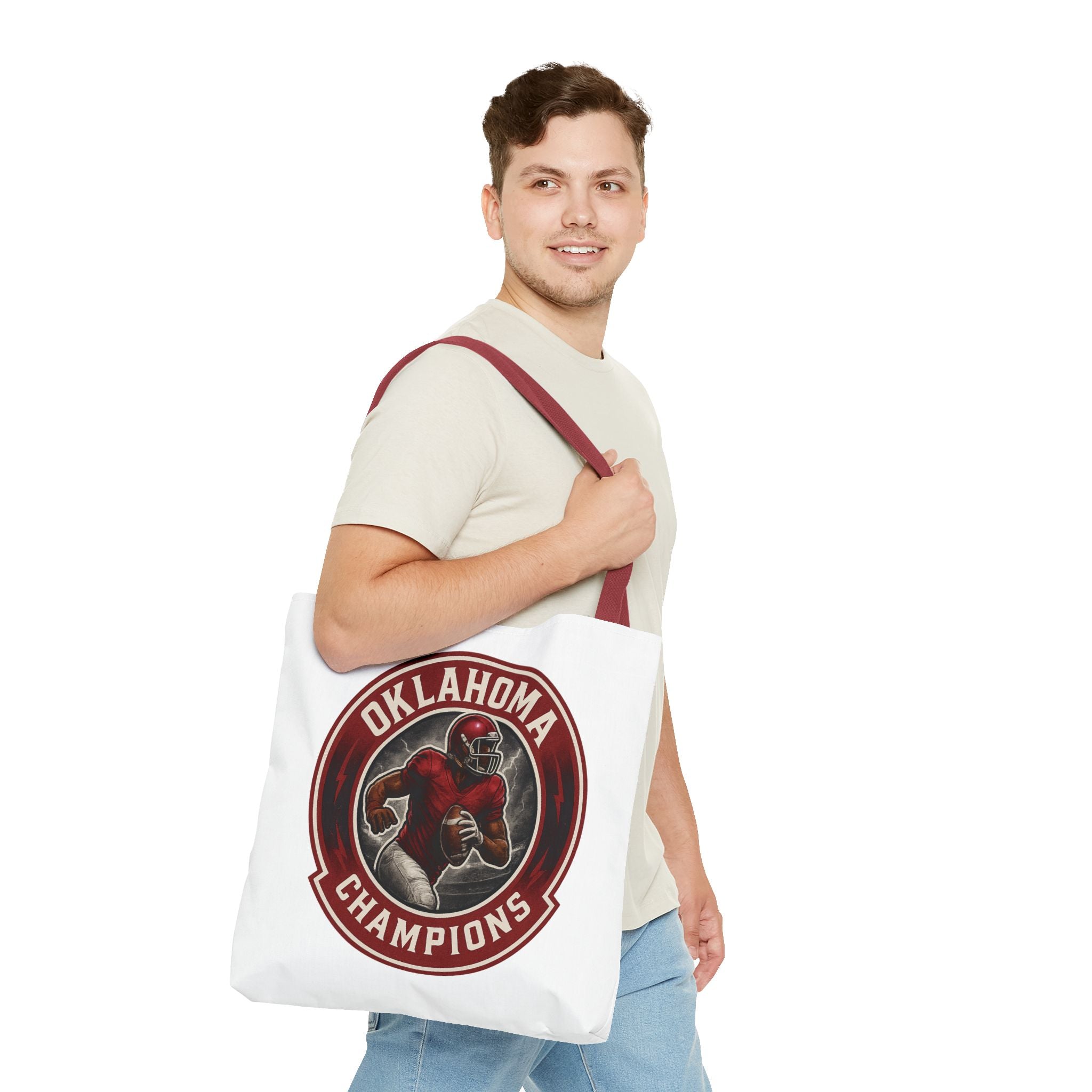 Oklahoma Champions Tote Bag, Sports Fan Tote