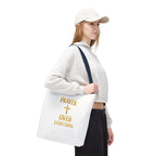 Faith-Inspired Tote Bag - "Prayer Over Everything"