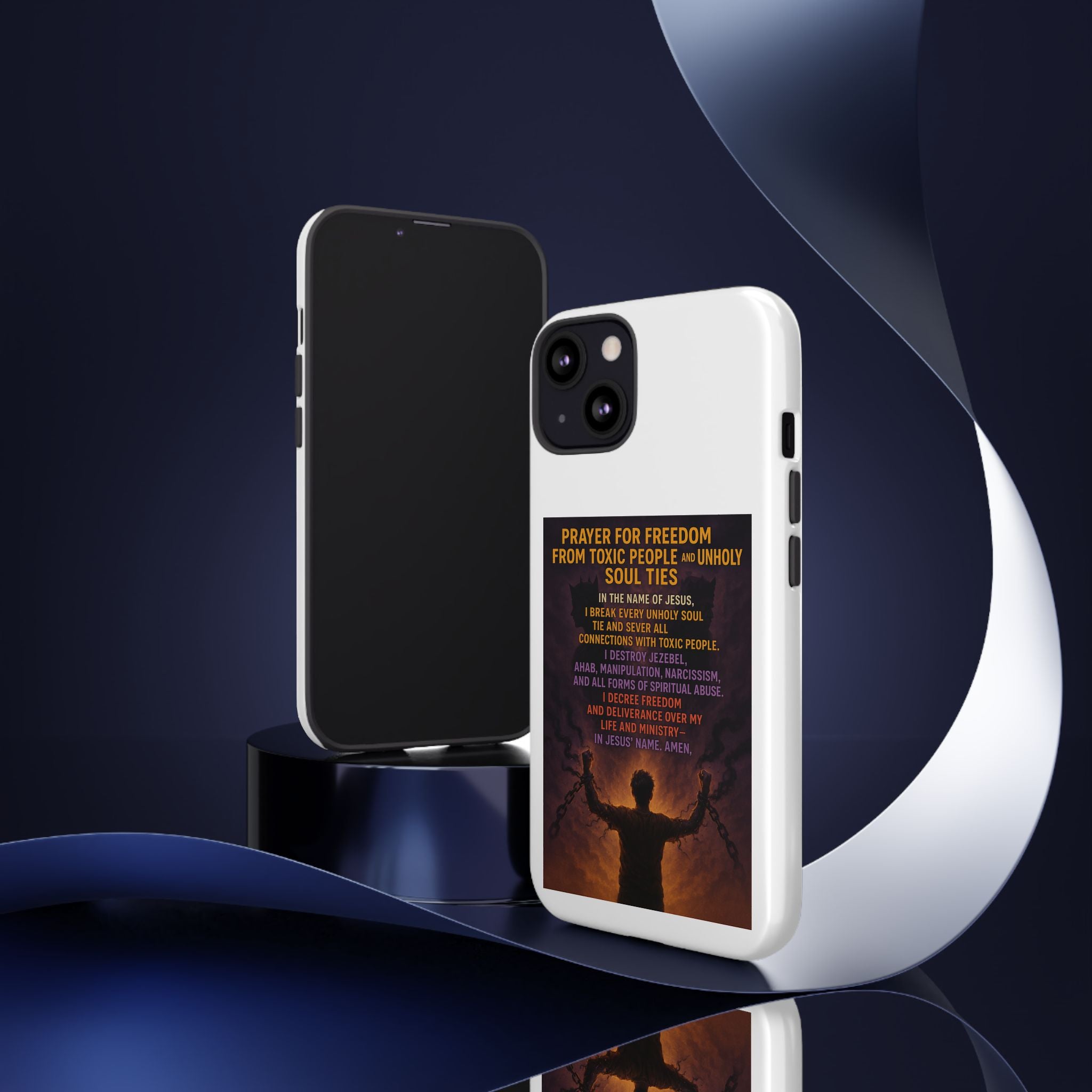 Tough Cases: Empowering Phone Case with Inspirational Prayer