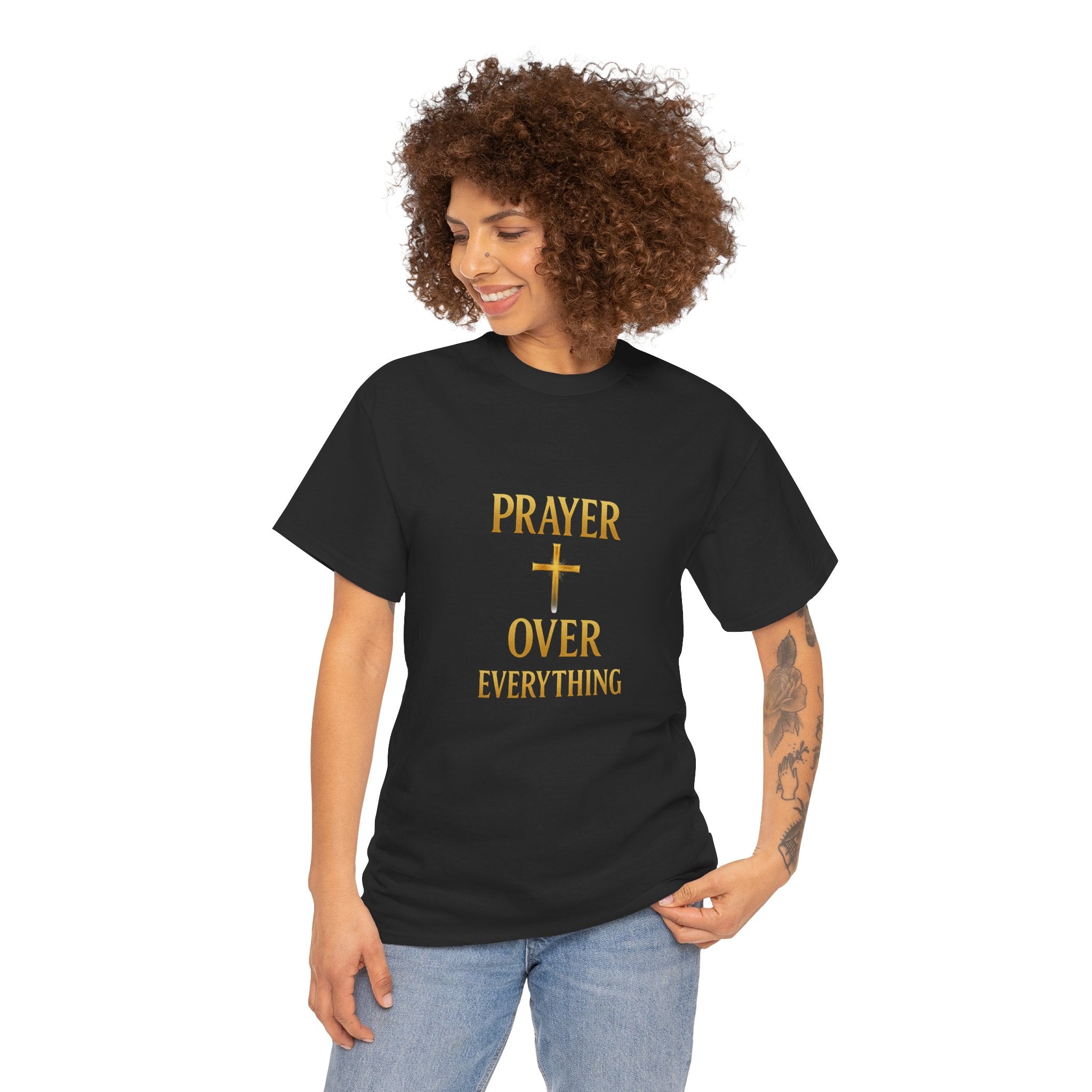 Prayer Over Everything Unisex Heavy Cotton Tee