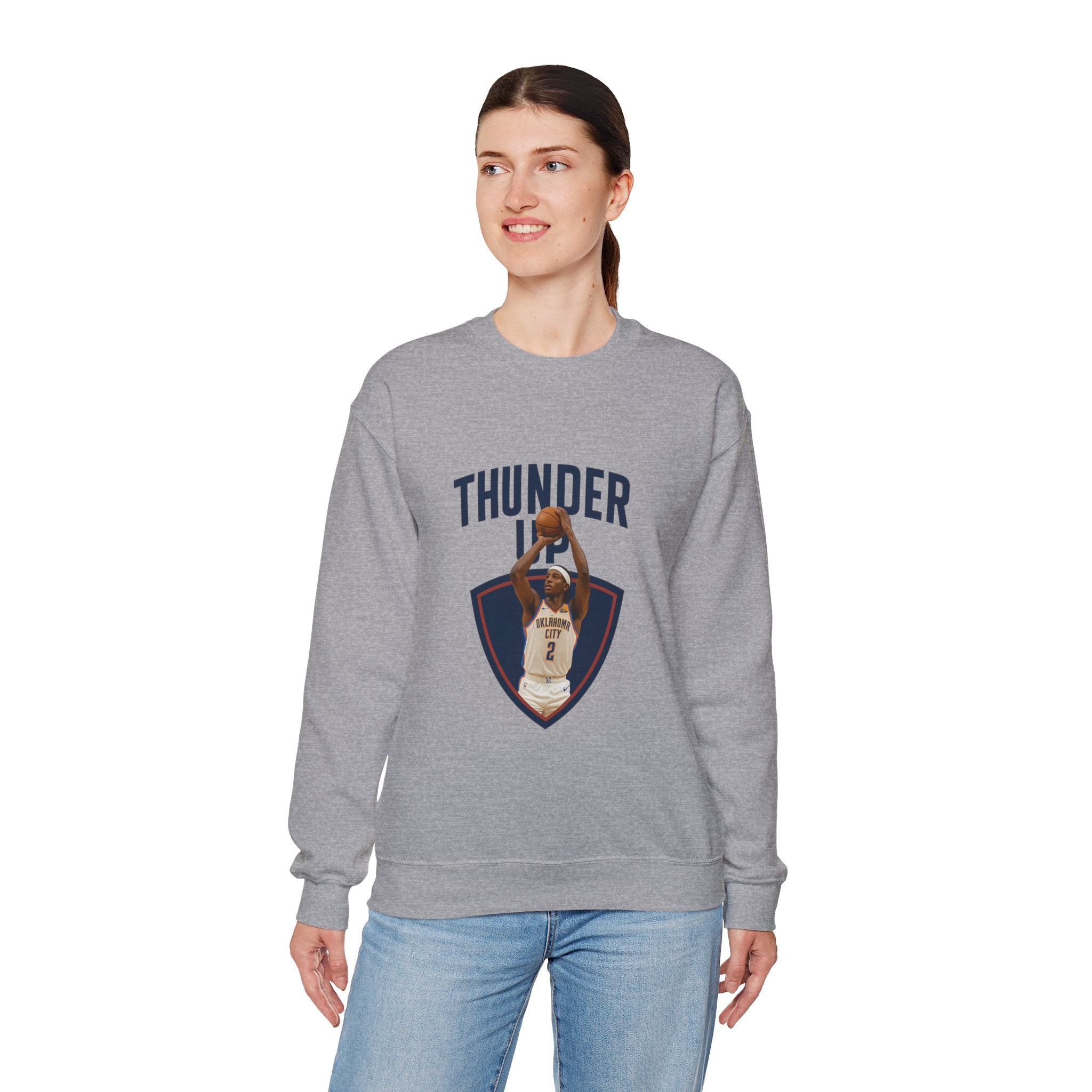 Thunder Up! Unisex Heavy Blend Crewneck Sweatshirt