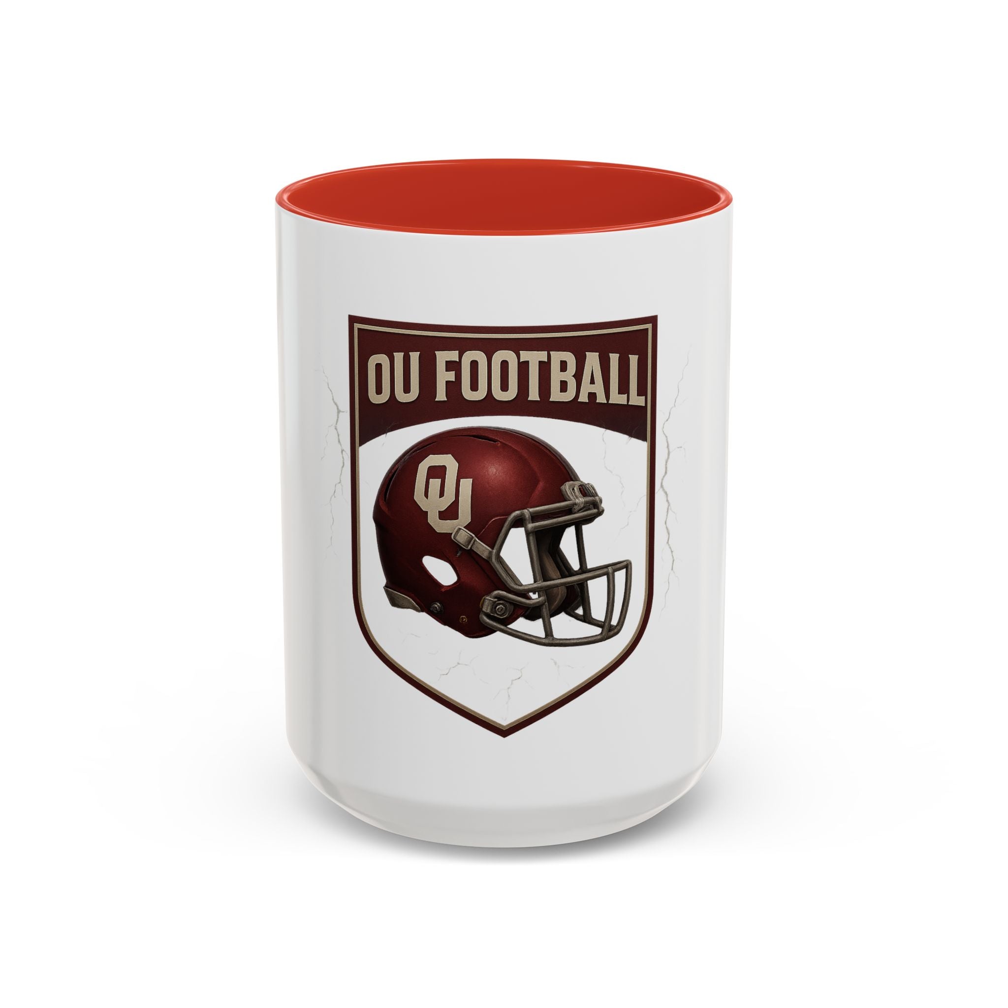 OU Football Accent Coffee Mug