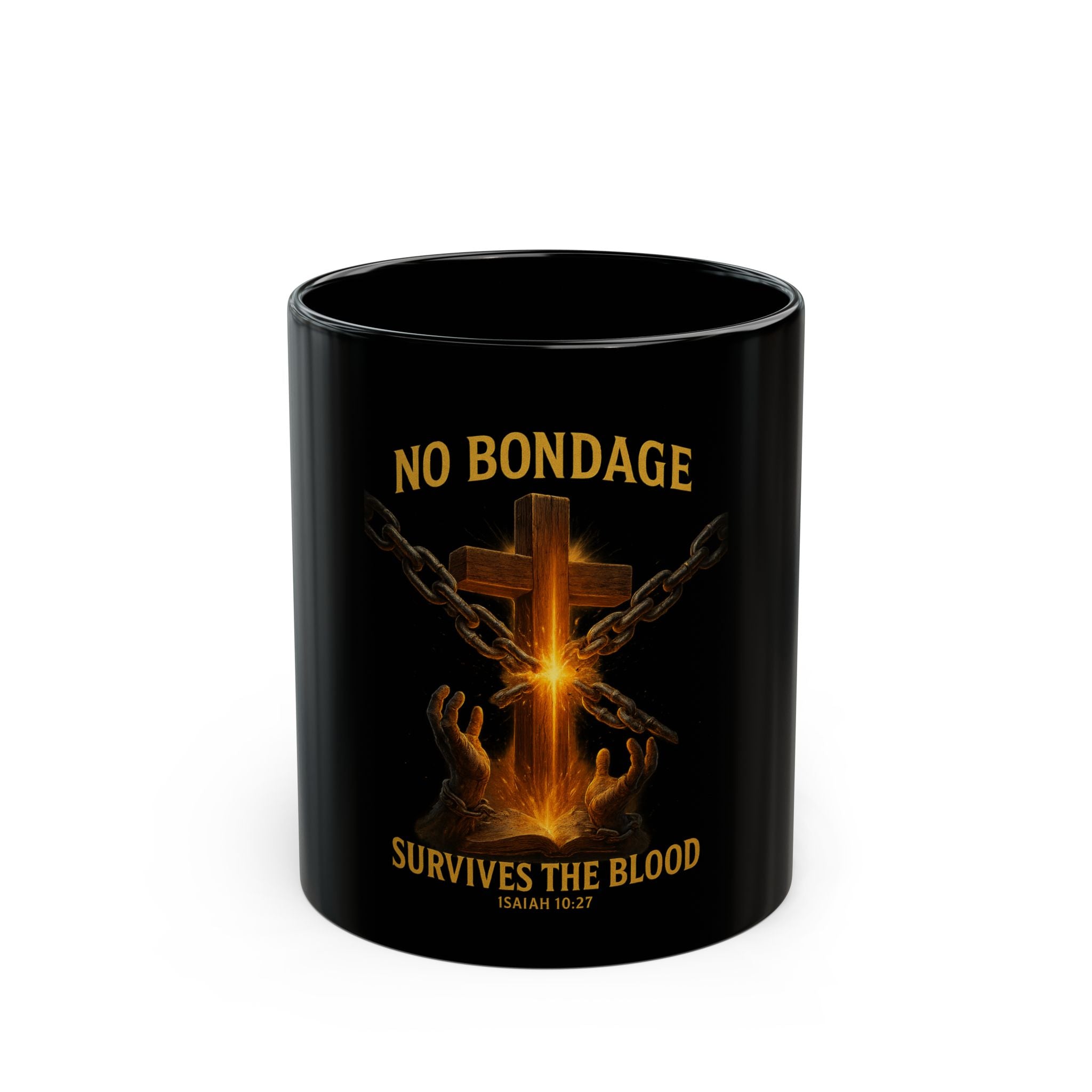 Christian Inspirational Black Mug