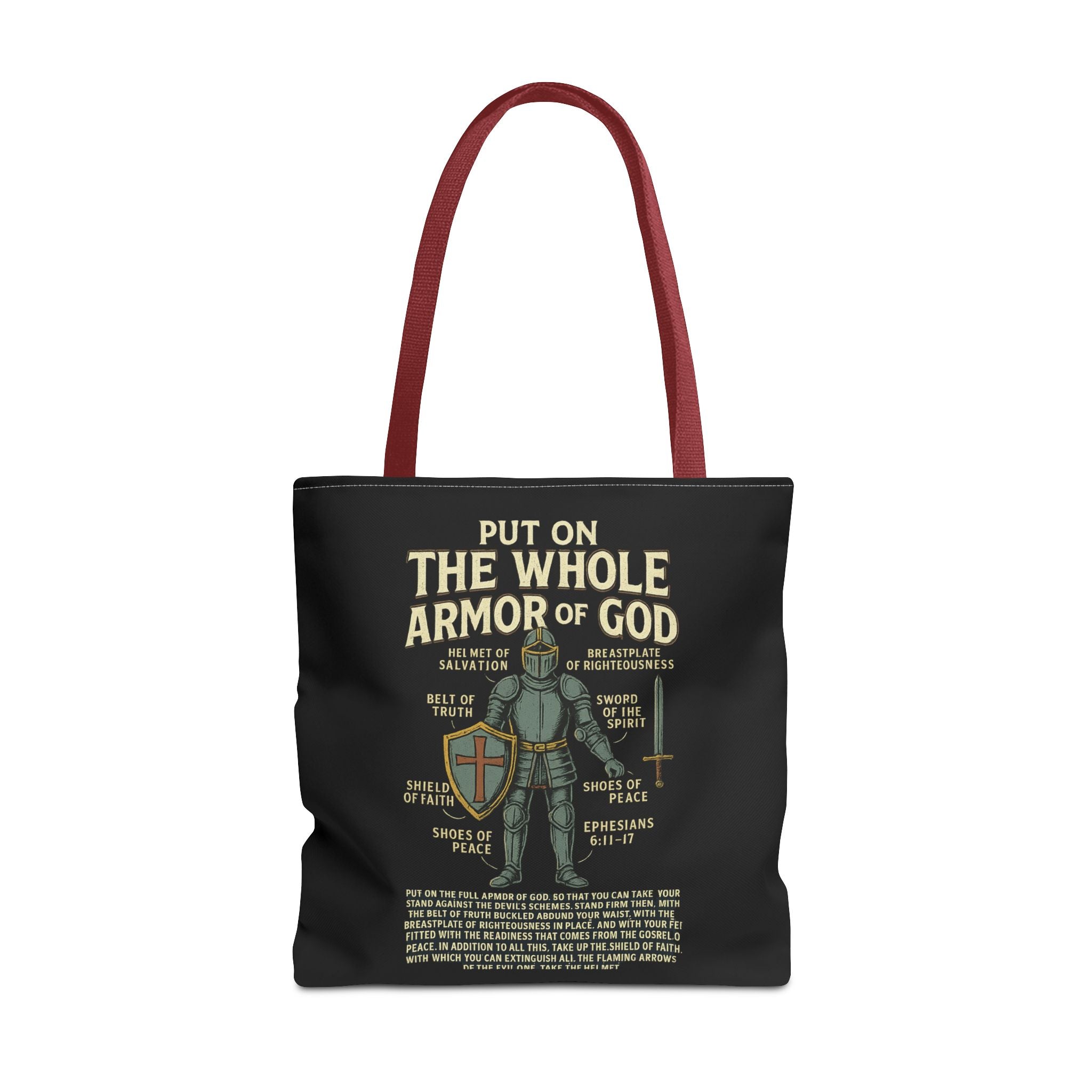 Inspirational Armor of God Tote Bag