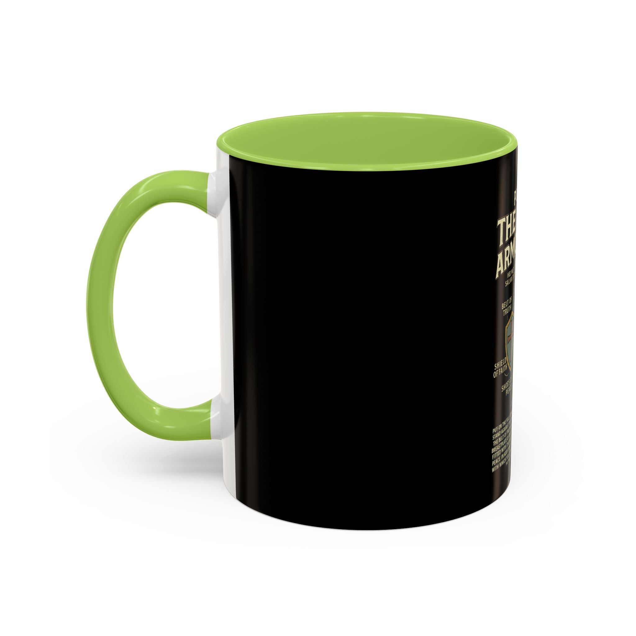 Faith-Inspired Black Coffee Mug