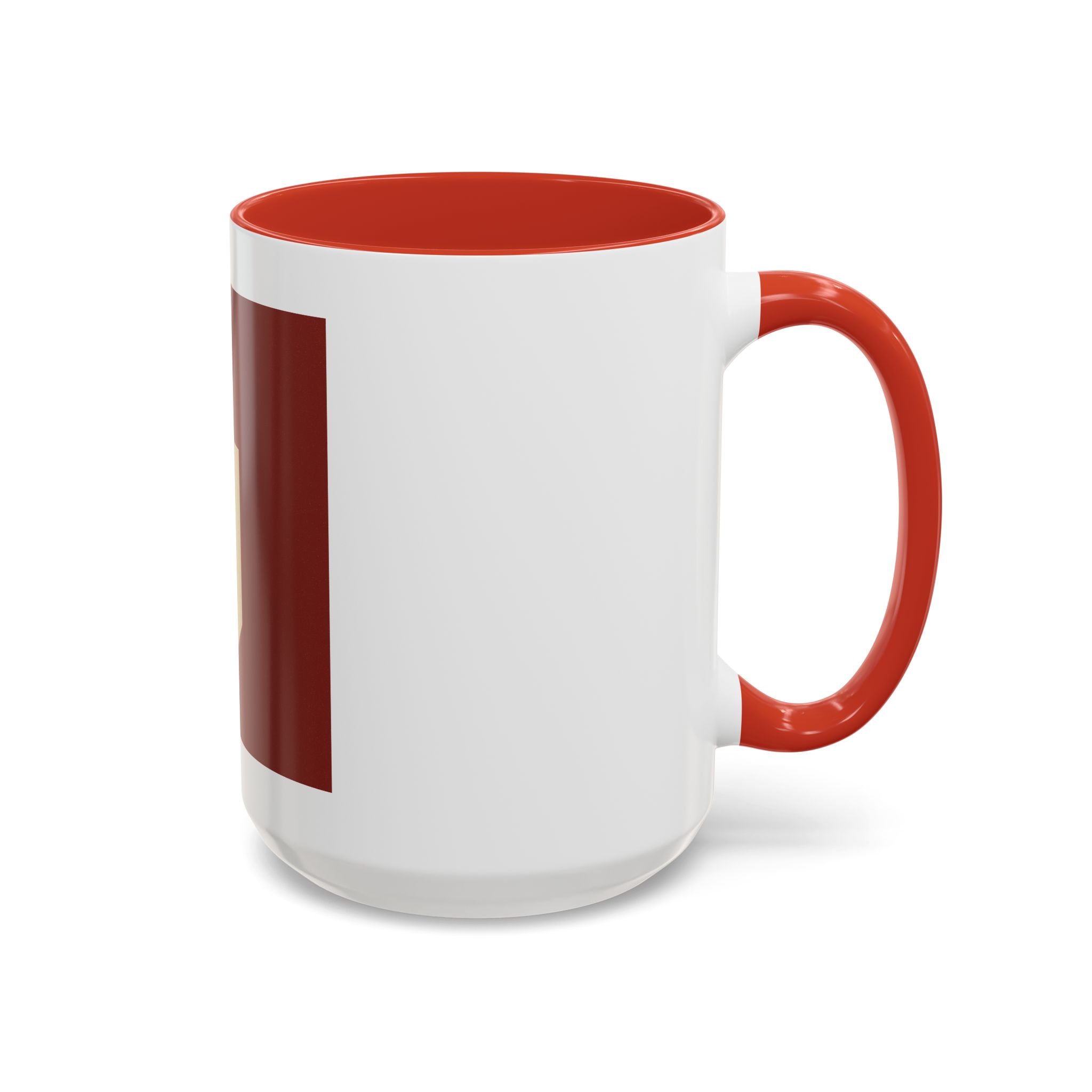 Crimson Accent Coffee Mug with OU Logo