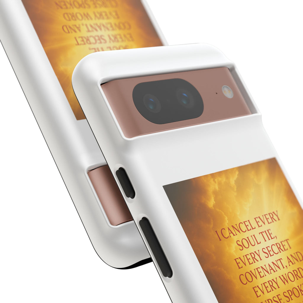 Inspirational Phone Case: Walk in Freedom and Fire