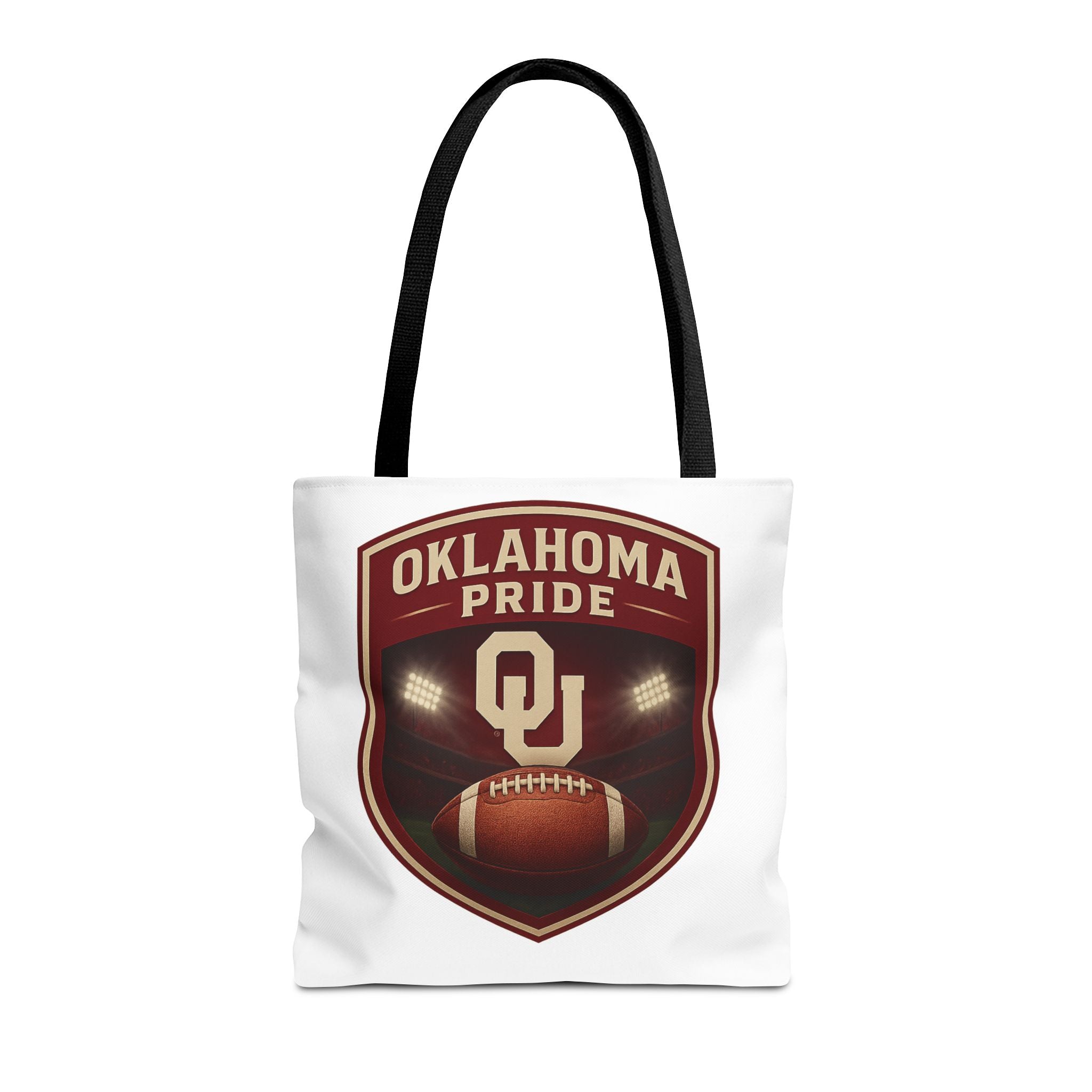Oklahoma Pride Football Tote Bag