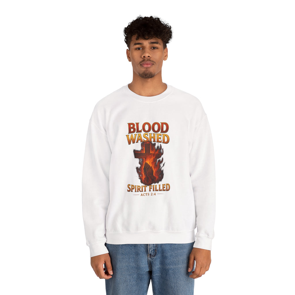 Blood Washed Spirit Filled Sweatshirt