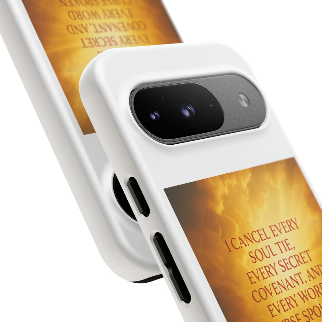 Inspirational Phone Case: Walk in Freedom and Fire