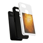 Inspirational Phone Case: Walk in Freedom and Fire