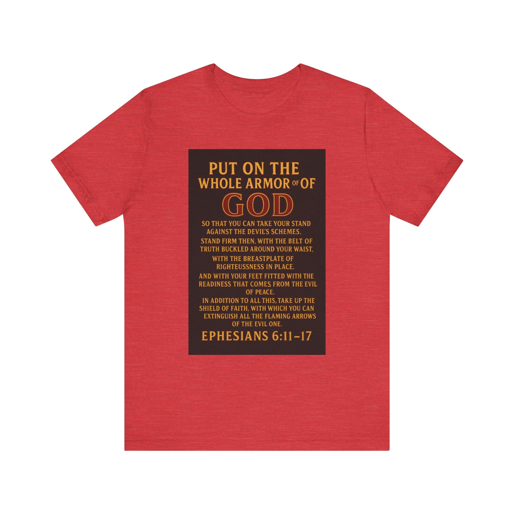 Faith-Inspired Short Sleeve Tee -Shirt