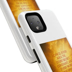 Inspirational Phone Case: Walk in Freedom and Fire