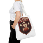 Oklahoma Pride Football Tote Bag