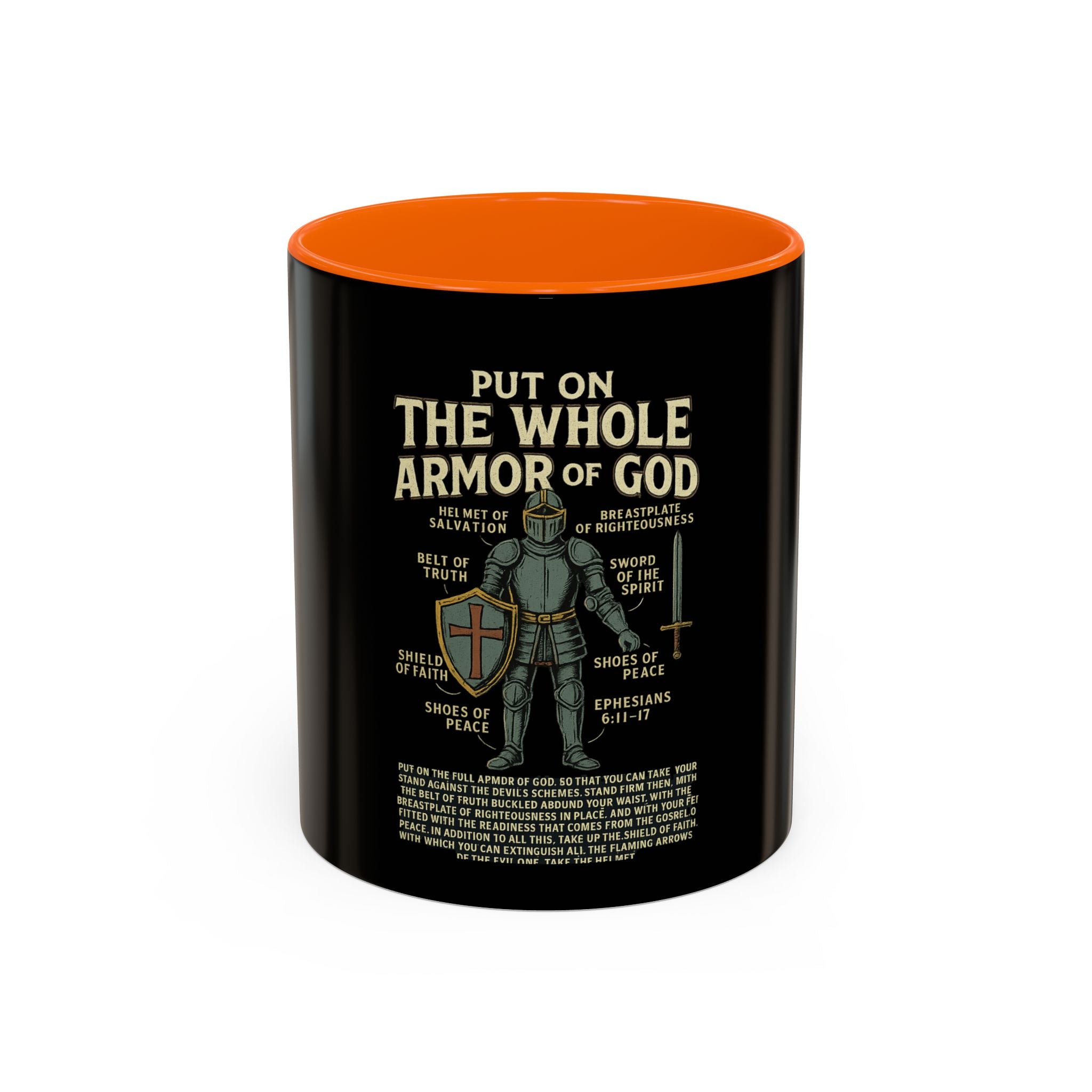 Faith-Inspired Black Coffee Mug