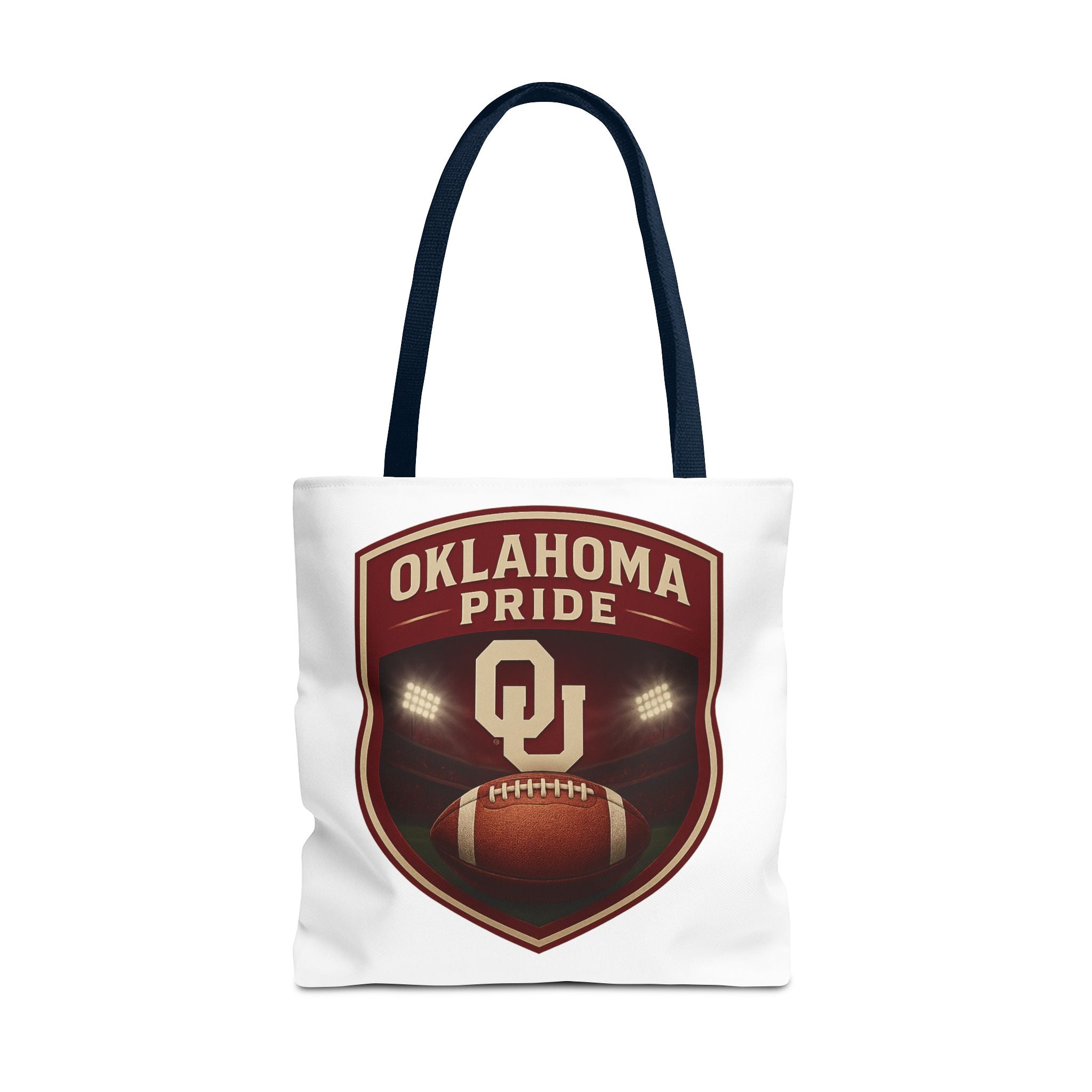 Oklahoma Pride Football Tote Bag