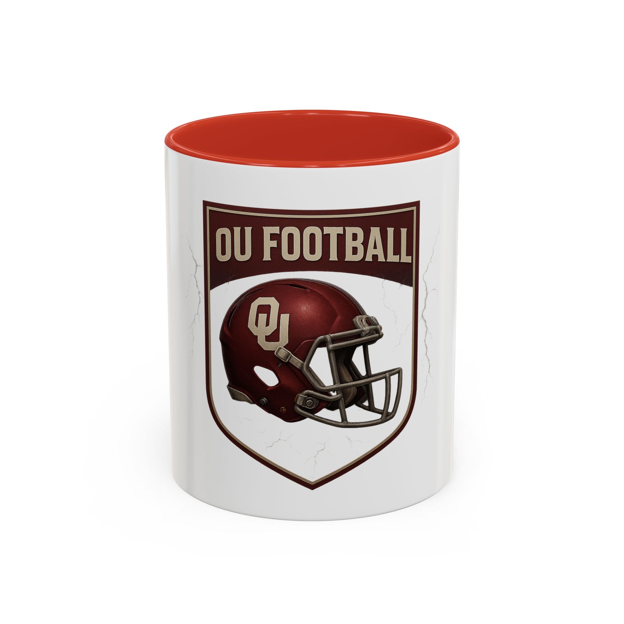 OU Football Accent Coffee Mug