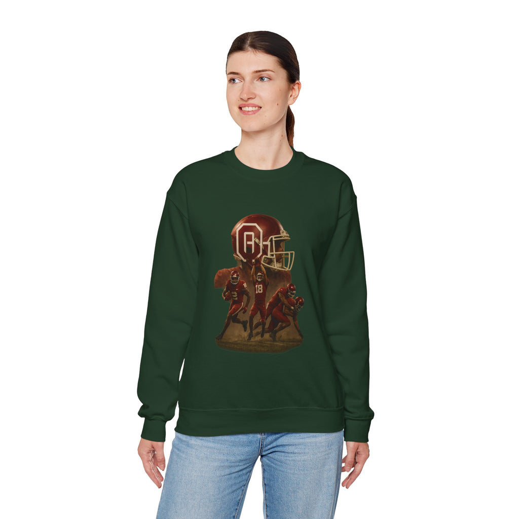 Vintage Football Crewneck Sweatshirt