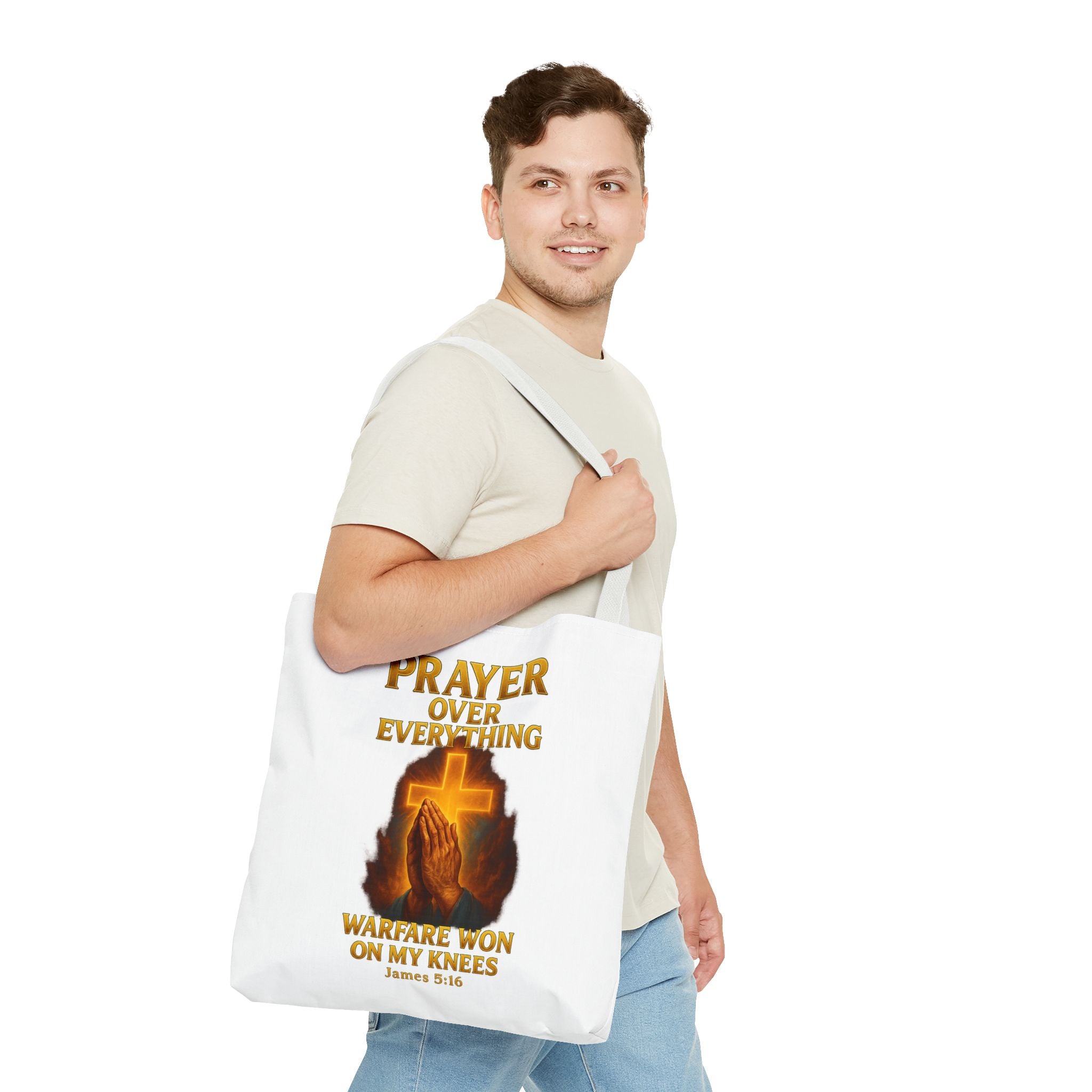 Prayer Motivational Tote Bag