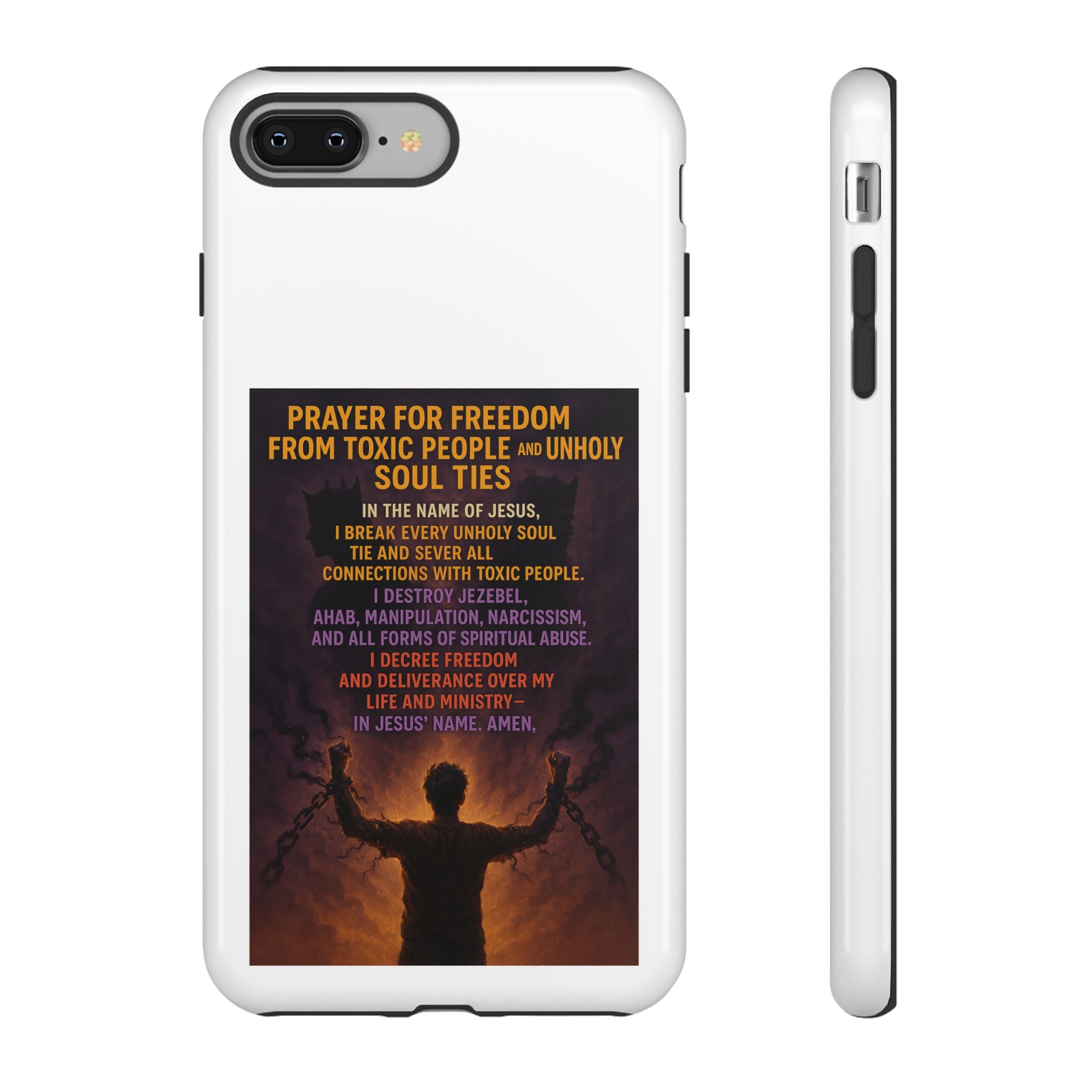 Tough Cases: Empowering Phone Case with Inspirational Prayer