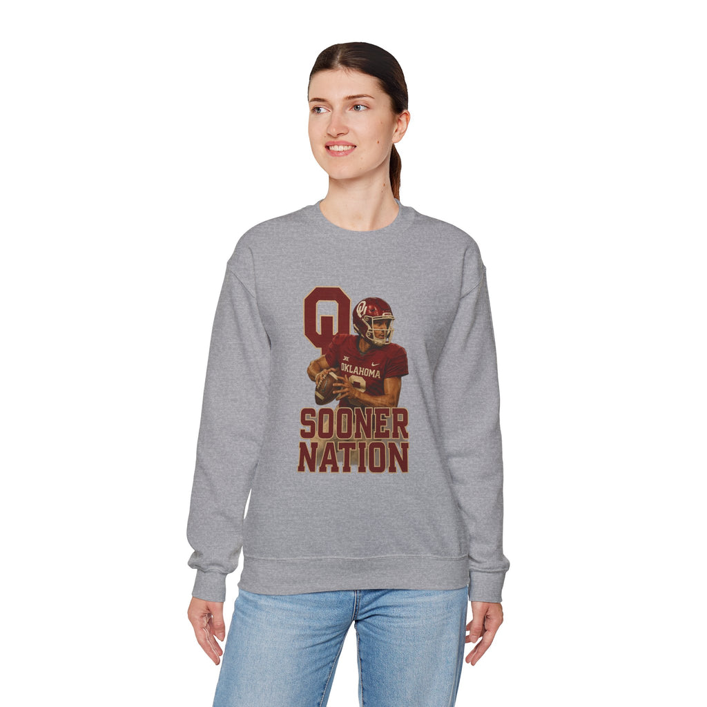Bold Sooner Nation Crewneck Sweatshirt