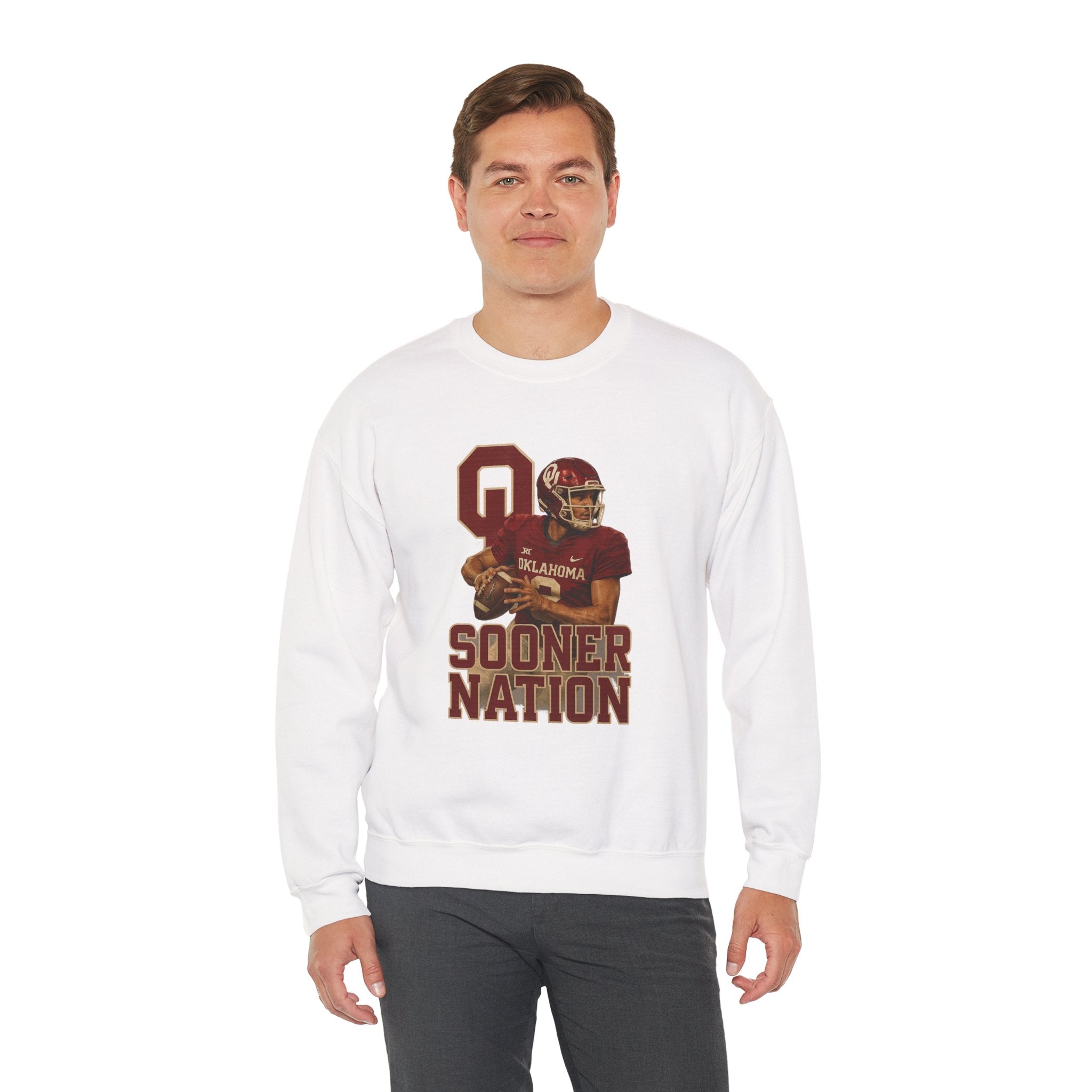 Bold Sooner Nation Crewneck Sweatshirt