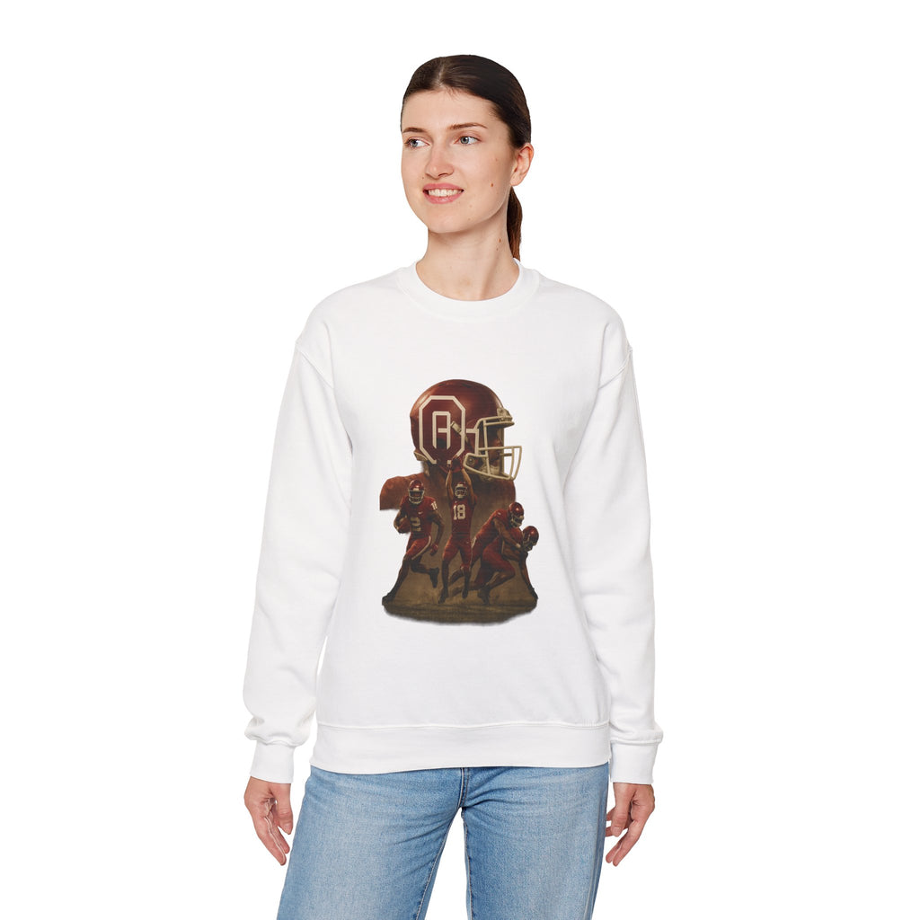 Vintage Football Crewneck Sweatshirt