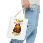 Prayer Motivational Tote Bag
