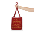 Faith-Inspired Tote Bag, Scripture Bag