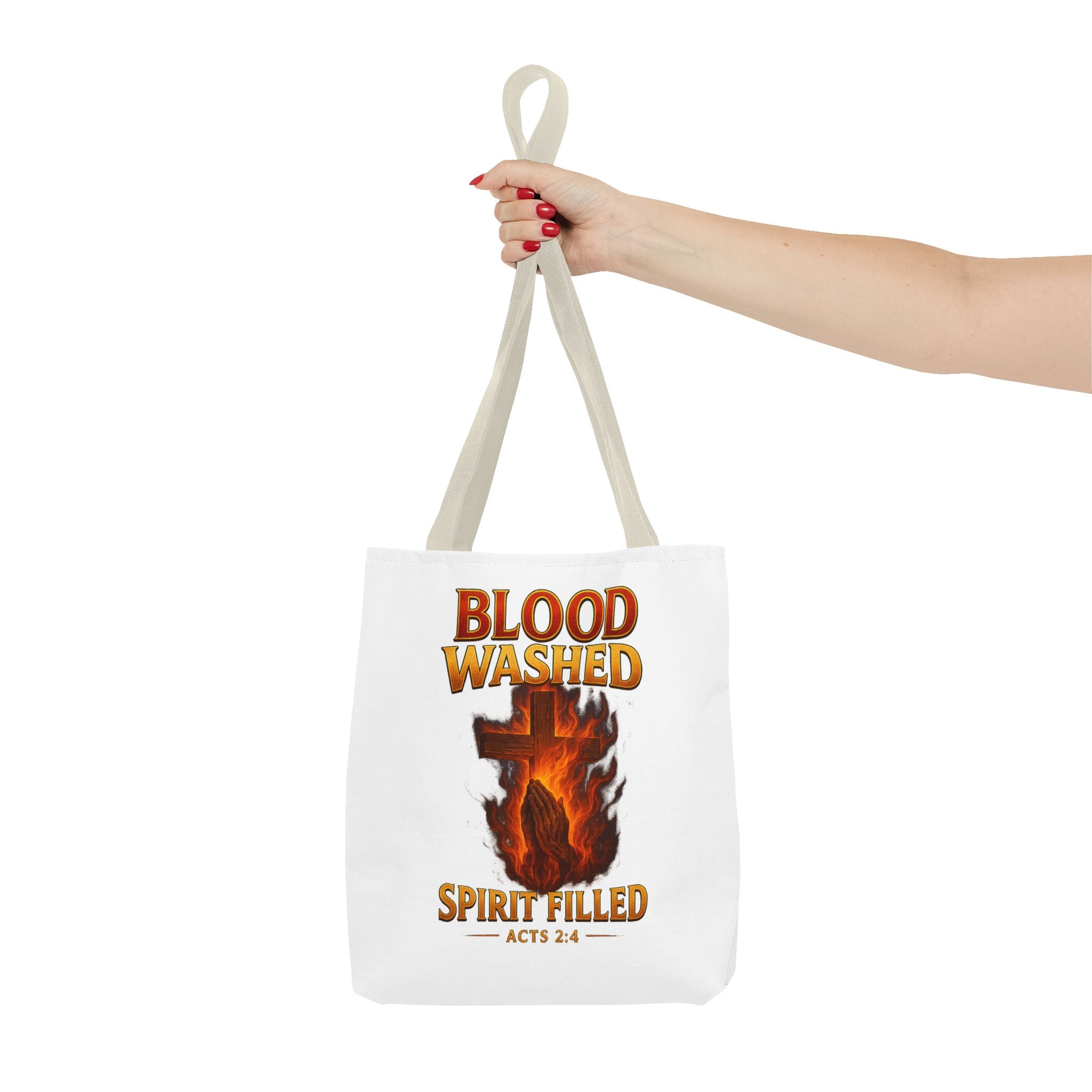 Blood Washed Spirit Filled Tote Bag