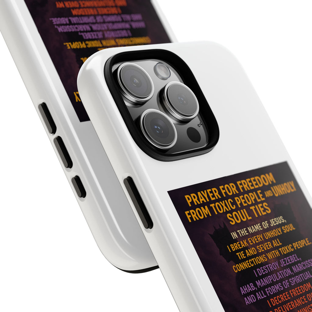 Tough Cases: Empowering Phone Case with Inspirational Prayer