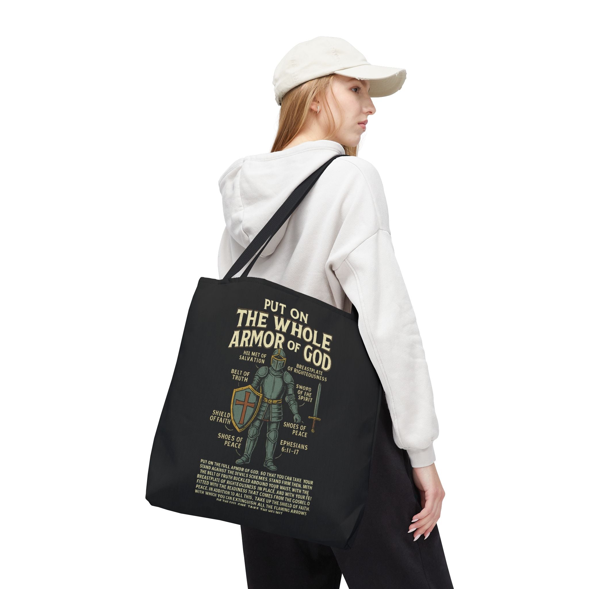 Inspirational Armor of God Tote Bag