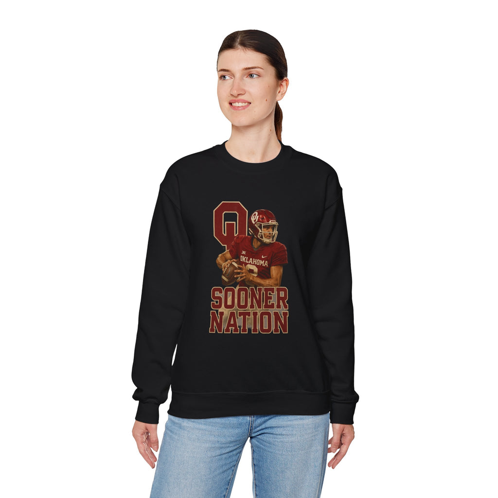 Bold Sooner Nation Crewneck Sweatshirt