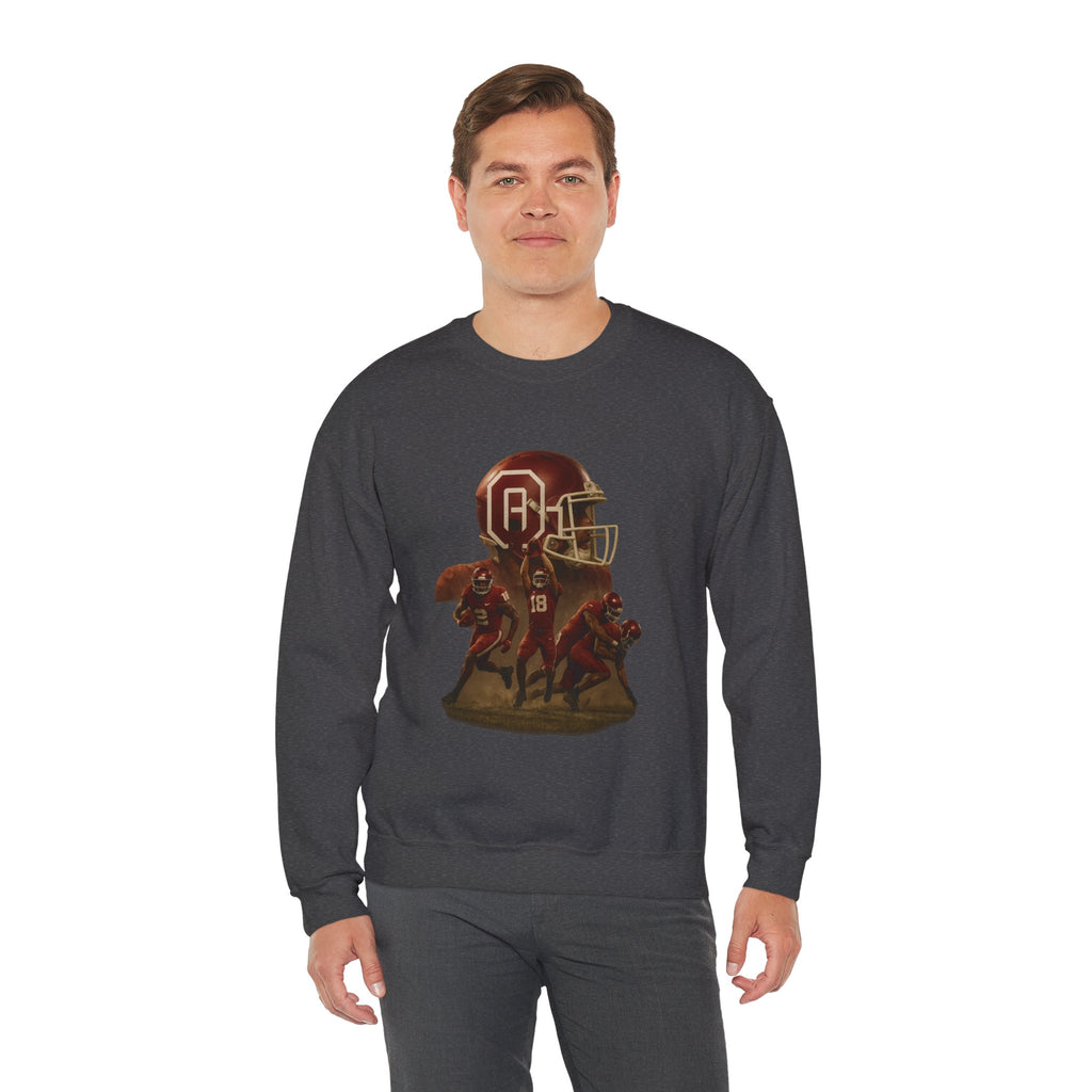 Vintage Football Crewneck Sweatshirt