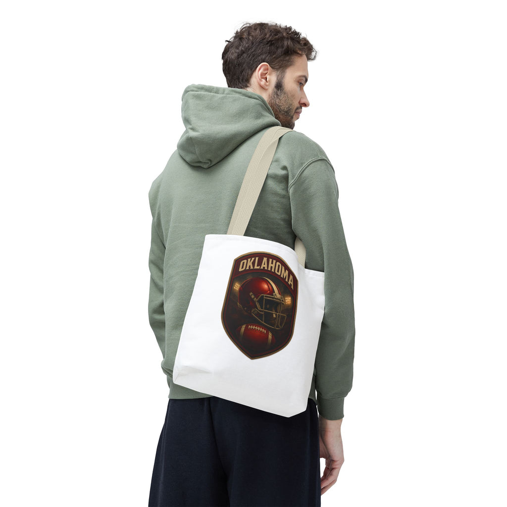 Football Themed Tote Bag, Sports Tote