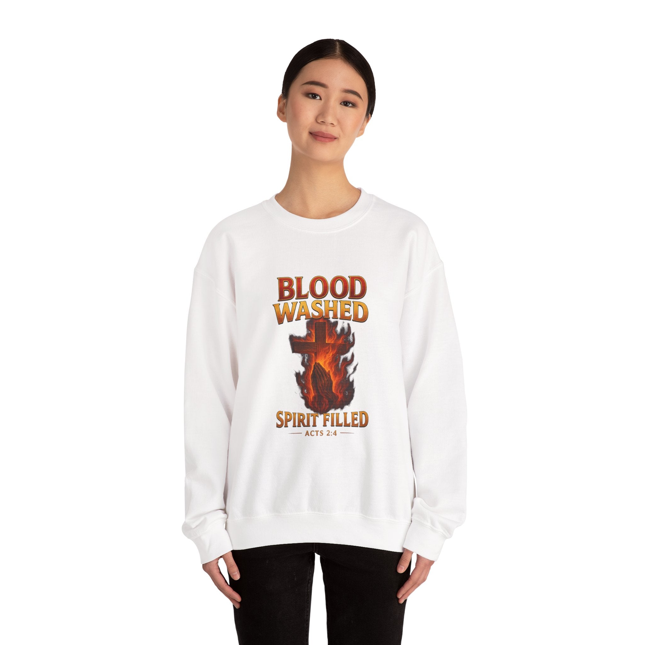 Blood Washed Spirit Filled Sweatshirt