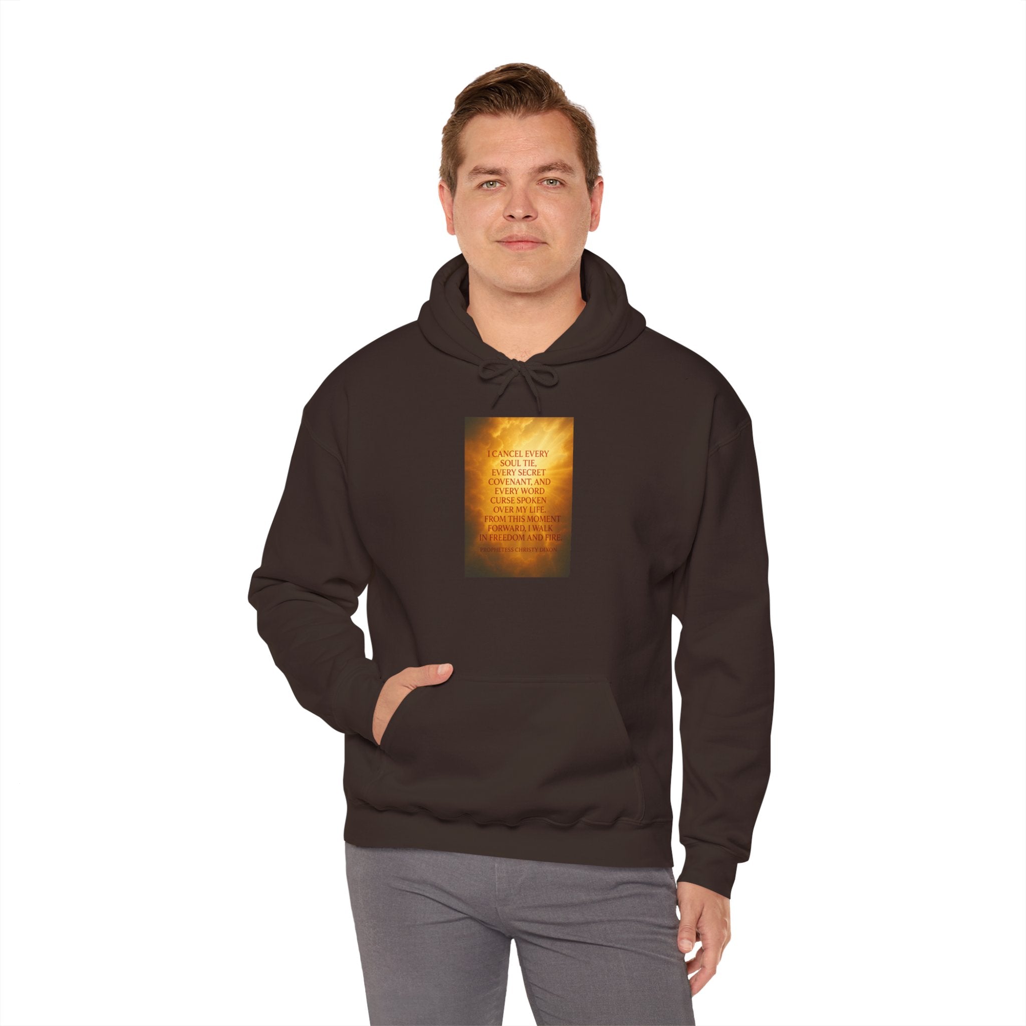 Inspirational Quote Hooded Sweatshirt