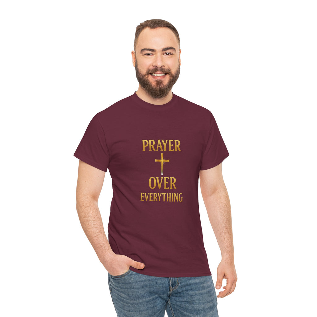 Prayer Over Everything Unisex Heavy Cotton Tee