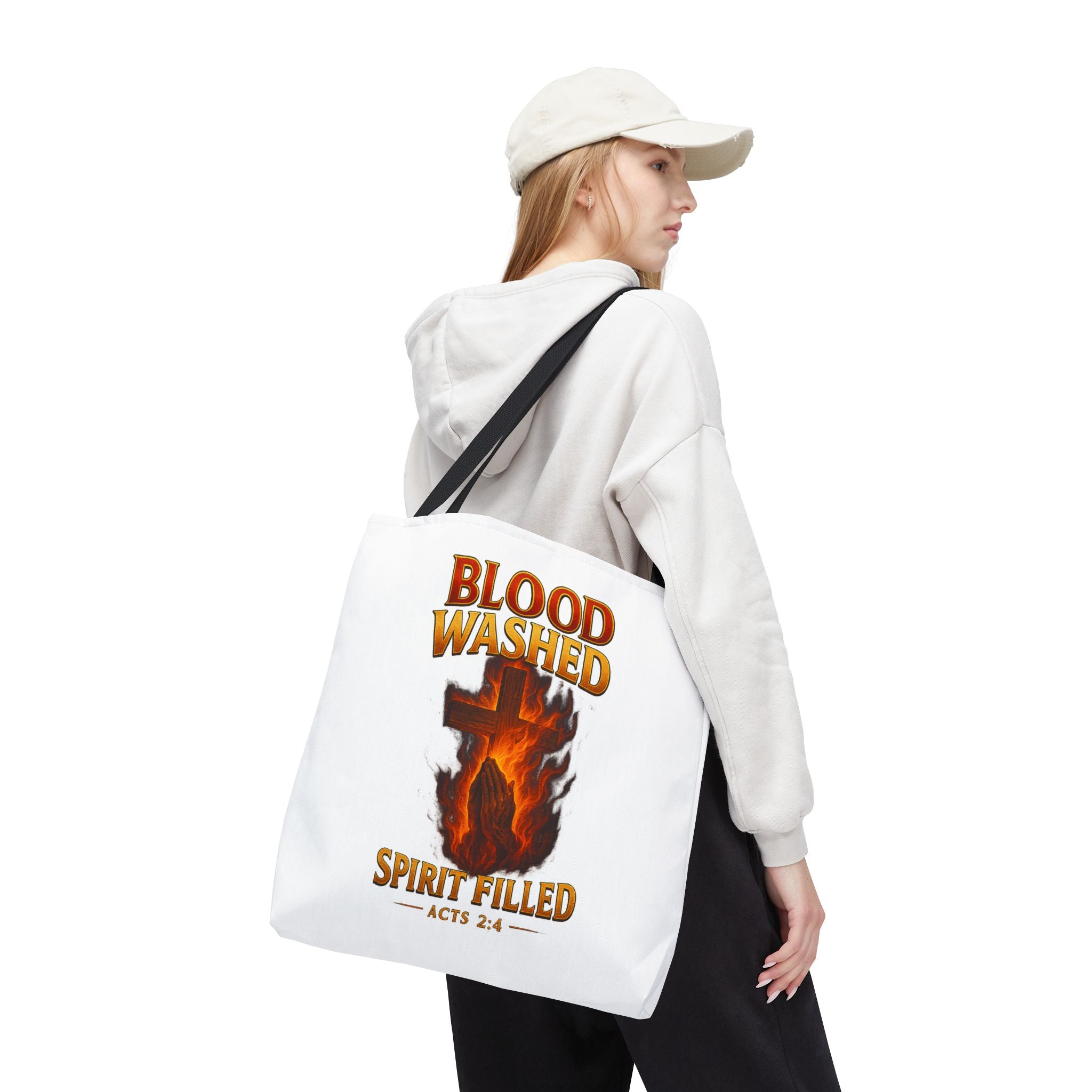 Blood Washed Spirit Filled Tote Bag