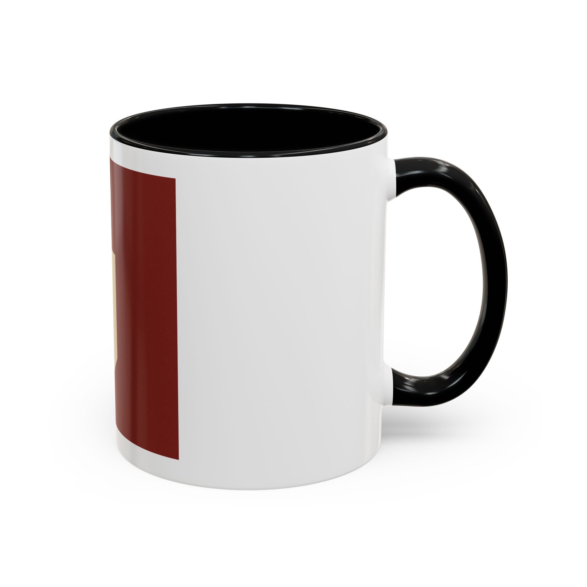 Crimson Accent Coffee Mug with OU Logo