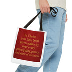 Faith-Inspired Tote Bag, Scripture Bag