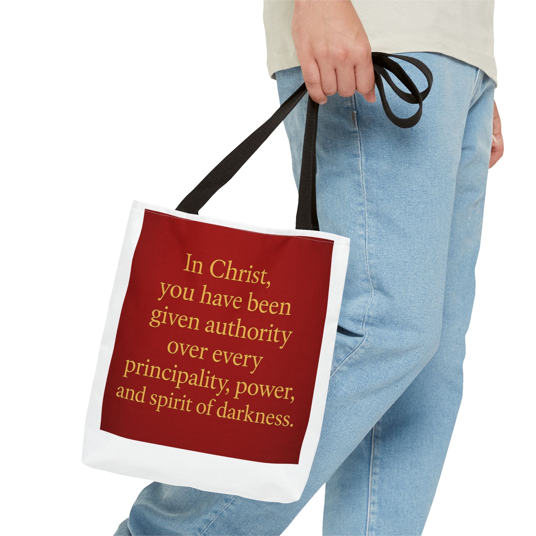 Faith-Inspired Tote Bag, Scripture Bag