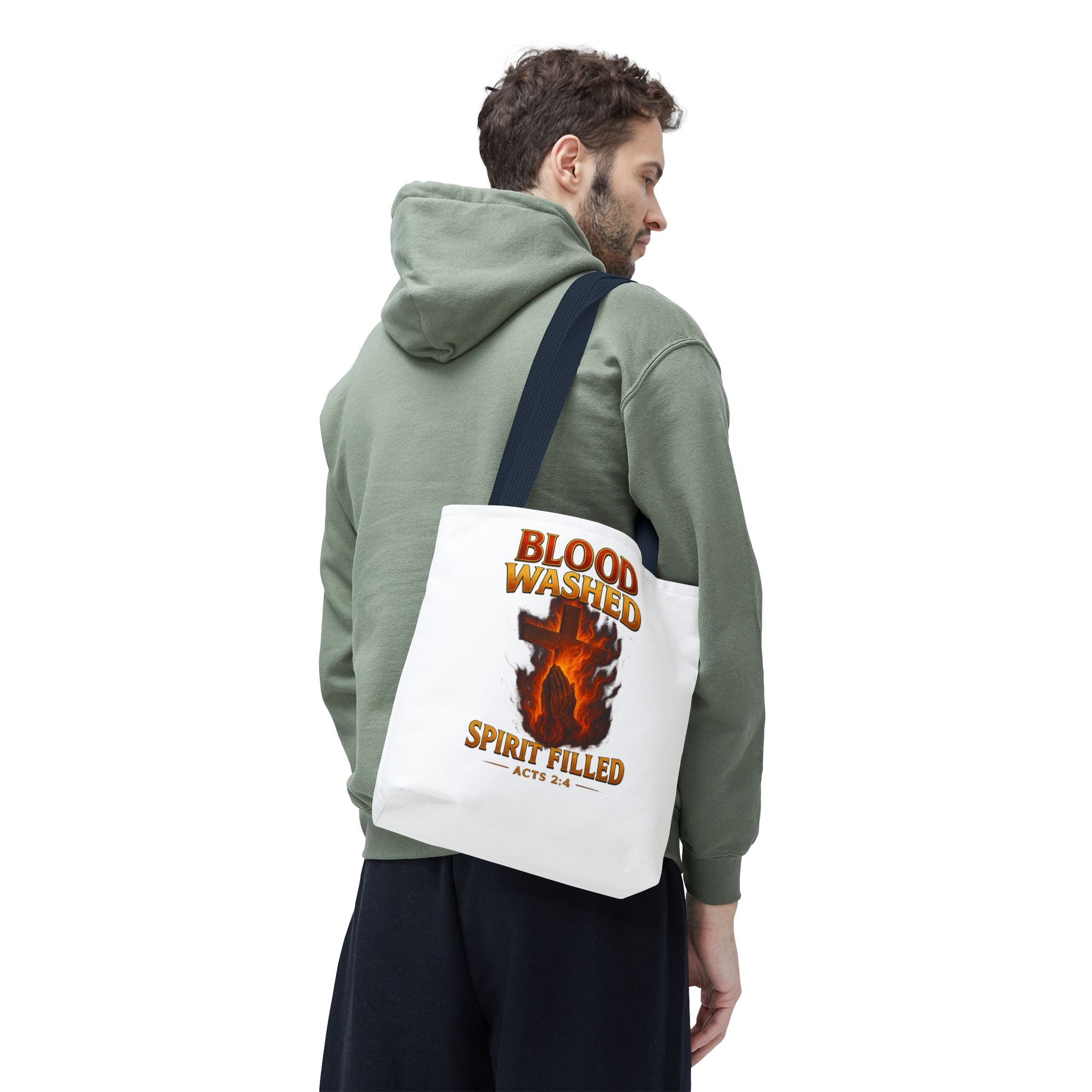 Blood Washed Spirit Filled Tote Bag