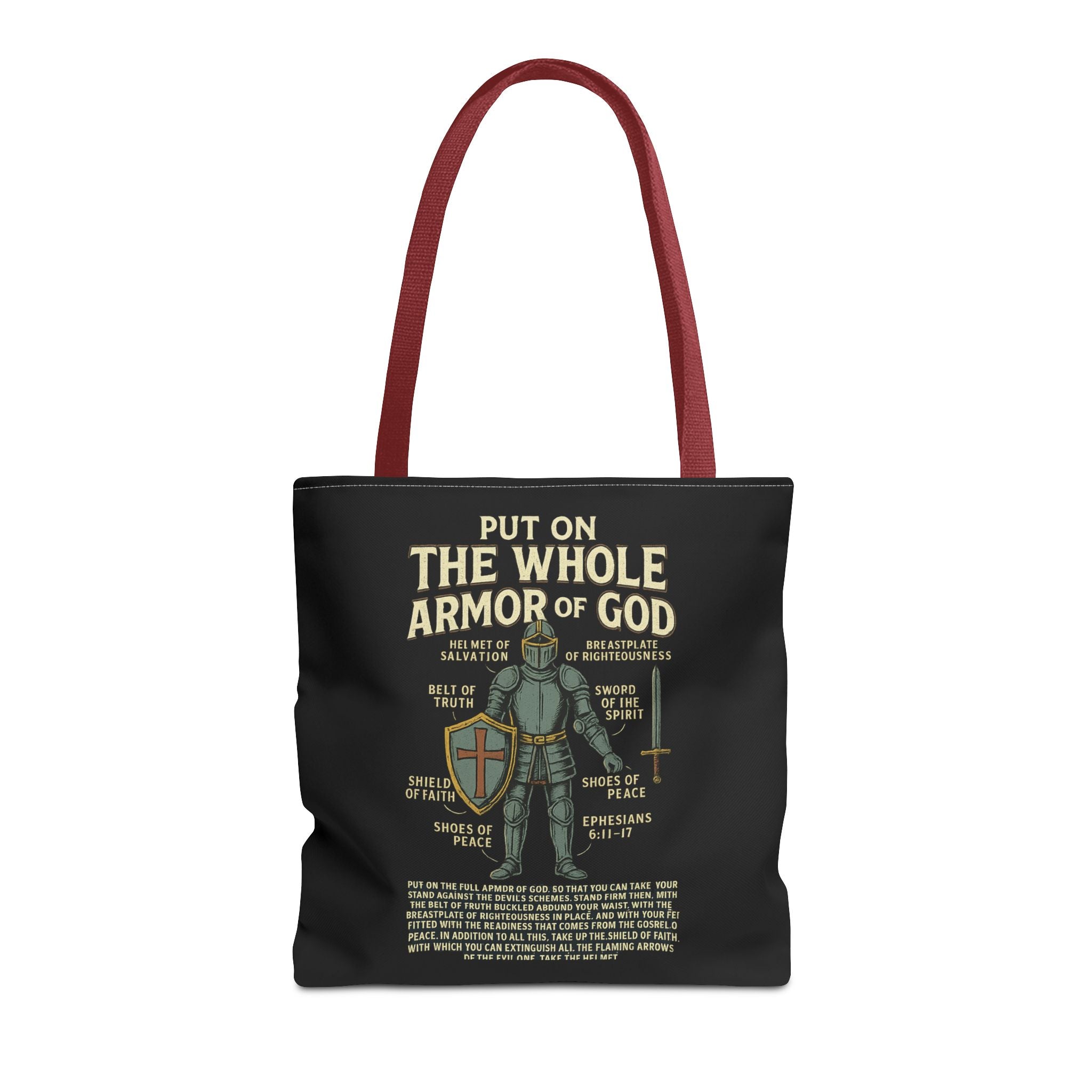 Inspirational Armor of God Tote Bag